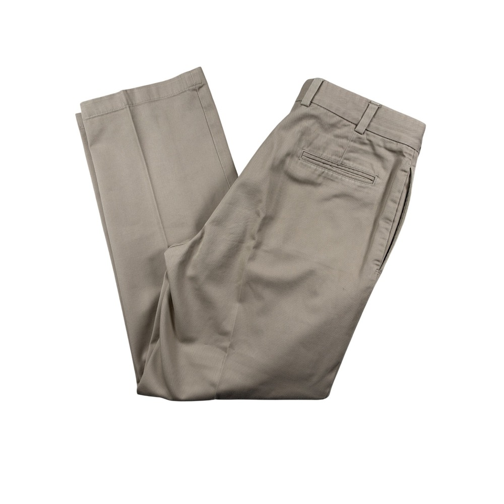 Bills Khakis Pants Mens 35 Tan Pleated Cotton Twill Chinos Made in USA